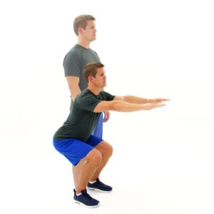 double leg squats